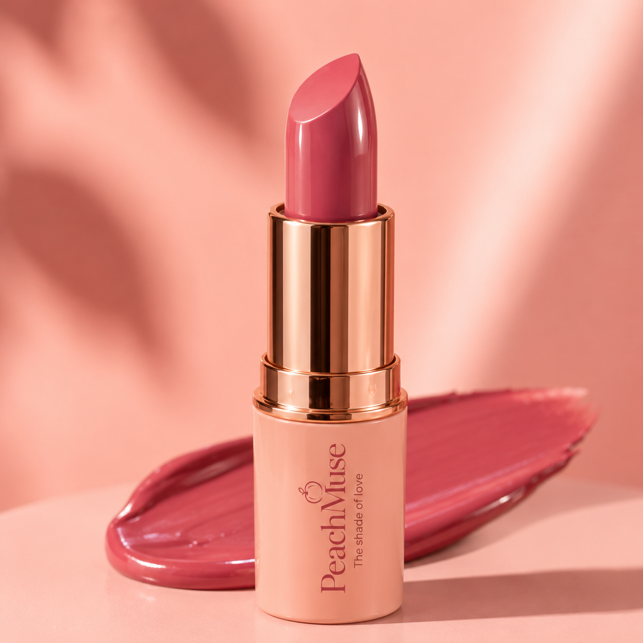 PeachMuse Rose Glow Lipstick